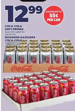 Independent Grocer COCA-COLA SOFT DRINKS, 24X355 ML offer