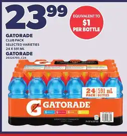 Independent Grocer GATORADE, 24 X 591 ML offer