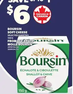 Independent Grocer BOURSIN SOFT CHEESE 150 G offer