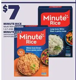 Independent Grocer MINUTE RICE, 1.2/1.4 KG offer