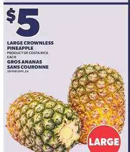 Independent Grocer LARGE CROWNLESS PINEAPPLE offer