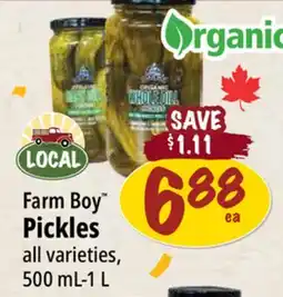Farm Boy Farm Boy Pickles offer