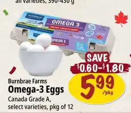 Farm Boy Burnbrae Farms Omega-3 Eggs offer