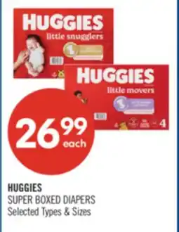 Shoppers Drug Mart HUGGIES SUPER BOXED DIAPERS offer