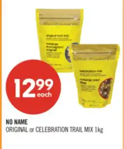 Shoppers Drug Mart NO NAME ORIGINAL or CELEBRATION TRAIL MIX offer