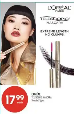 Shoppers Drug Mart L'ORÉAL TELESCOPIC MASCARA offer
