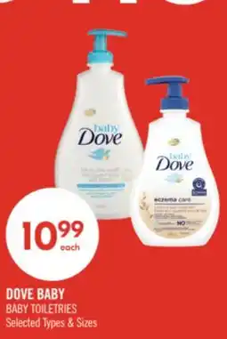 Shoppers Drug Mart DOVE BABY BABY TOILETRIES offer