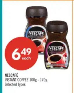 Shoppers Drug Mart NESCAFÉ INSTANT COFFEE offer