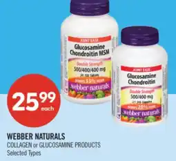 Shoppers Drug Mart WEBBER NATURALS COLLAGEN or GLUCOSAMINE PRODUCTS offer