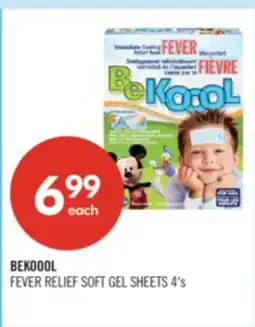 Shoppers Drug Mart BEKOOOL FEVER RELIEF SOFT GEL SHEETS offer