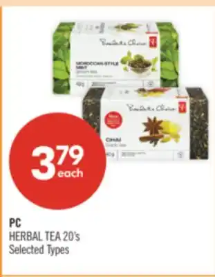 Shoppers Drug Mart PC HERBAL TEA offer