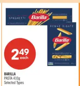Shoppers Drug Mart BARILLA PASTA offer