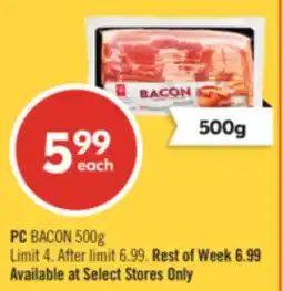 Shoppers Drug Mart PC BACON offer