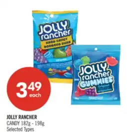 Shoppers Drug Mart JOLLY RANCHER CANDY 182g - 198g offer