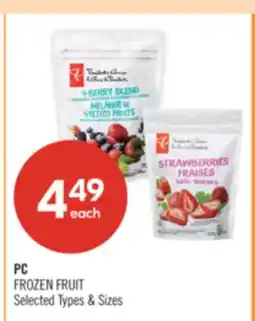Shoppers Drug Mart PC FROZEN FRUIT offer
