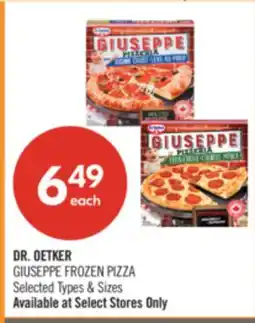 Shoppers Drug Mart DR. OETKER GIUSEPPE FROZEN PIZZA offer