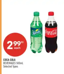 Shoppers Drug Mart COCA-COLA BEVERAGES 500mL offer