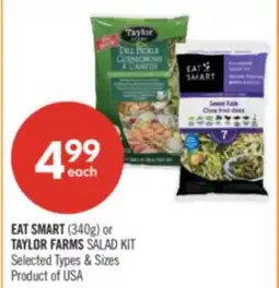 Shoppers Drug Mart EAT SMART (340g) or TAYLOR FARMS SALAD KIT offer