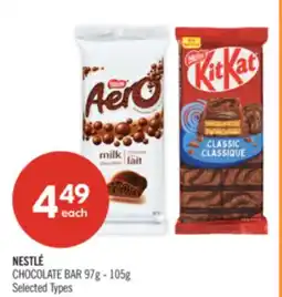 Shoppers Drug Mart NESTLÉ CHOCOLATE BAR offer