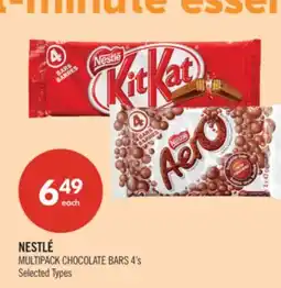 Shoppers Drug Mart NESTLÉ MULTIPACK CHOCOLATE BARS offer
