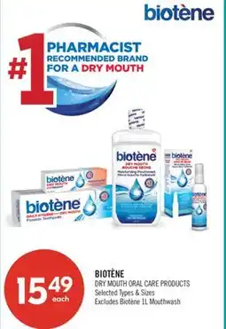 Shoppers Drug Mart BIOTÈNE DRY MOUTH ORAL CARE PRODUCTS offer