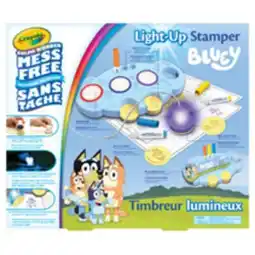 Staples Crayola Magic Light Up Bluey Stamper offer