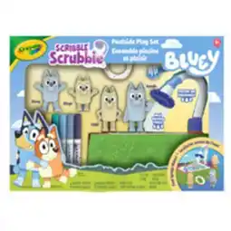Staples Crayola Bluey Scribble Scrubbie Poolside Playset - 4 Bluey Characters offer