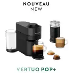 Staples Nespresso Vertuo Pop+ Coffee & Espresso Machine with Aeroccino by De Longhi - Liquorice Black offer