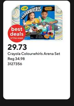 Staples Crayola Colourwhirls Arena Set offer