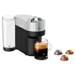 Staples Nespresso Vertuo Pop+ Deluxe Coffee and Espresso Machine by De'Longhi - Silver offer