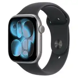 Staples Apple Watch Series 11 - 46 mm - GPS - Space Grey Aluminium Case with Black Sport Band - S/M offer