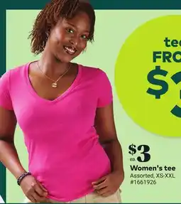 Giant Tiger Women's tee offer