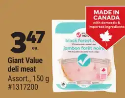 Giant Tiger Giant Value deli meat offer
