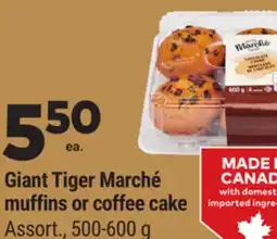 Giant Tiger Giant Tiger Marché muffins or coffee cake offer