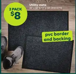 Giant Tiger Utility mats offer