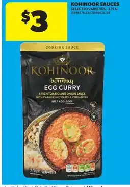 Real Canadian Superstore KOHINOOR SAUCES, 375 G offer