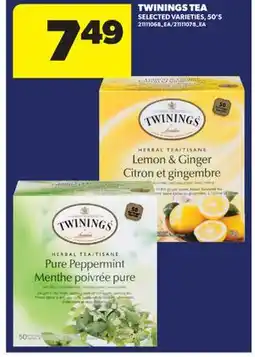 Real Canadian Superstore TWININGS TEA offer
