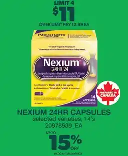Real Canadian Superstore NEXIUM 24HR CAPSULES offer