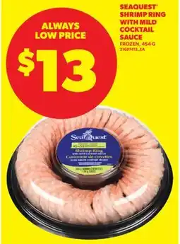 Real Canadian Superstore SEAQUEST SHRIMP RING WITH MILD COCKTAIL SAUCE, 454 G offer