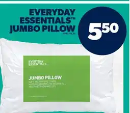 Real Canadian Superstore EVERYDAY ESSENTIALS JUMBO PILLOW offer