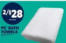 Real Canadian Superstore PC BATH TOWELS offer