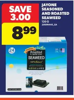 Real Canadian Superstore JAYONE SEASONED AND ROASTED SEAWEED offer