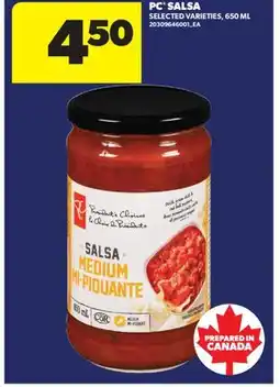 Real Canadian Superstore PC SALSA, 650 ML offer