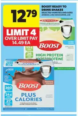 Real Canadian Superstore BOOST READY TO DRINK SHAKES offer