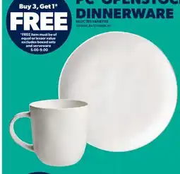 Real Canadian Superstore PC OPENSTOCK DINNERWARE offer