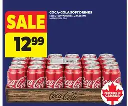 Real Canadian Superstore COCA-COLA SOFT DRINKS, 24X355ML offer