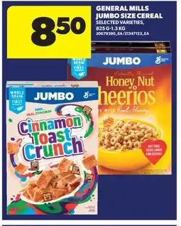 Real Canadian Superstore GENERAL MILLS JUMBO SIZE CEREAL offer