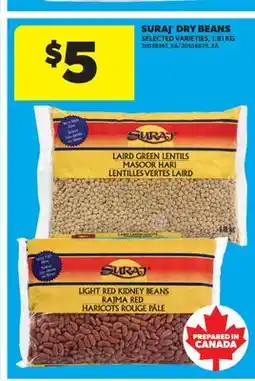 Real Canadian Superstore SURAJ DRY BEANS, 1.81 KG offer