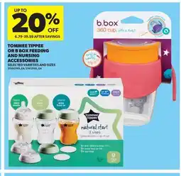 Real Canadian Superstore TOMMEE TIPPEE OR B BOX FEEDING AND NURSING ACCESSORIES offer