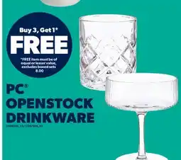 Real Canadian Superstore PC OPENSTOCK DRINKWARE offer